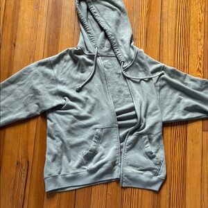 Hollister Women’s Green Zip Up Hoodie